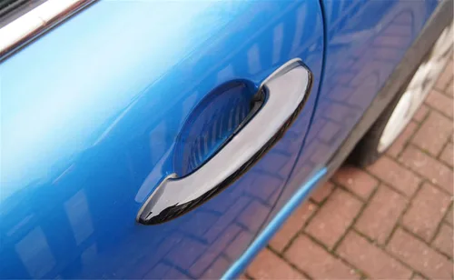 Miniatura 4 de Cubierta para manija de puerta lateral exterior de automóvil, carcasa de ABS brillante, accesorio compatible con Mini Cooper Serie R Mini Cooper