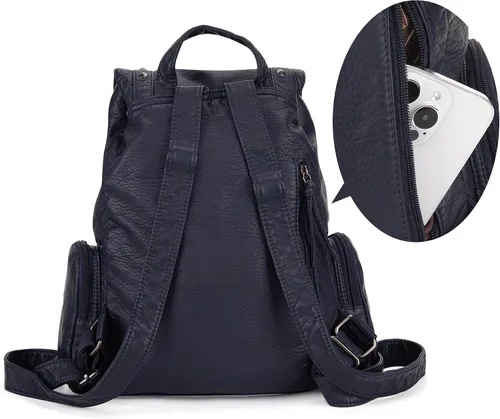 Miniatura 4 de Montana West Mochila para mujer Western Trendy Satchel Backpack, marino, Mochilas de viaje