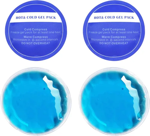 Miniatura 9 de Almohadillas de gel para ojos con hielo para ojos hinchados, almohadillas de gel para ojos frías y calientes, almohadillas médicas para ojos de 4