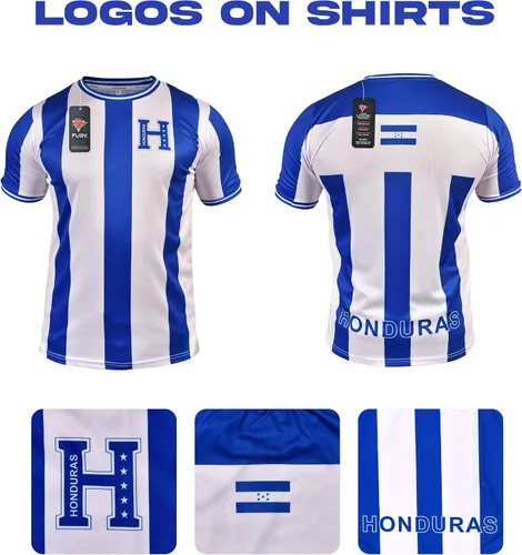 Miniatura 4 de Fury Camiseta de fútbol Honduras - Camiseta Honduras - HombreMujerUnisex