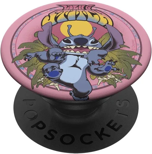 Miniatura 6 de Disney Lilo & Stitch - PopSockets MagSafe PopGrip con diseño floral de puntada monstruosa para iPhone