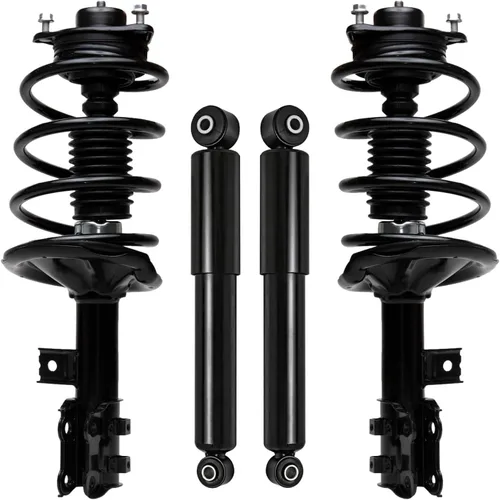 Miniatura 8 de Detroit Axle - Amortiguadores de puntales para Nissan Sentra 2007-2012 [Base S SL SR] Puntales delanteros completos con amortiguadores traseros