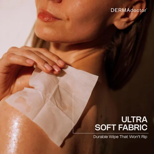 Miniatura 4 de DERMAdoctor Toallitas desodorantes envueltas individualmente, toallitas antitranspirantes refrescantes, tratamiento de hiperhidrosis formulado por