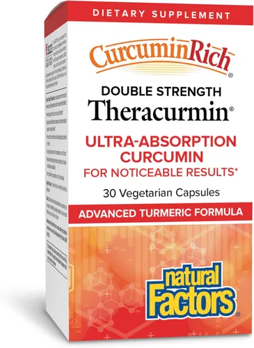 Miniatura 10 de Suplemento Curcumina Natural Factors CurcuminRich Theracurmin de doble fuerza 0.0021 oz, 4543, 1, 1