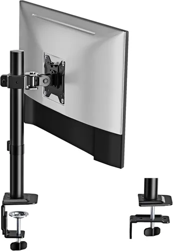 Miniatura 10 de monTEK Soporte Vertical Estable para Dos Monitores, Soporte de Escritorio Apilado para Dos Pantallas de 17-32 Pulgadas, Brazo de Movimiento Completo