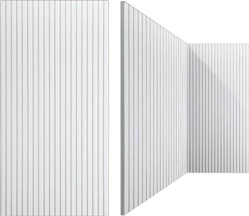 Woanger Paquete de 5 paneles acústicos grandes de 47 x 24 x 0.4 pulgadas, paneles de amortiguación de sonido, autoadhesivos, absorbentes de ruido, a