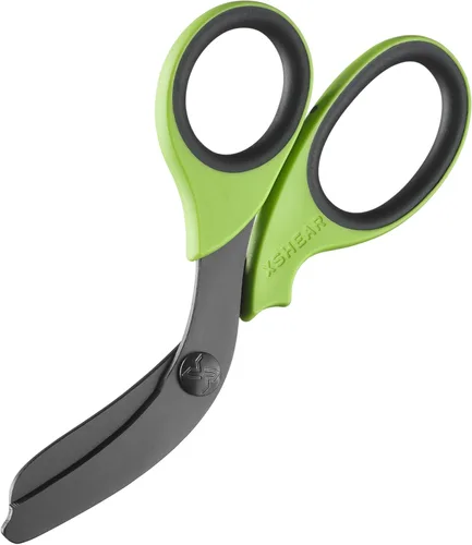 Miniatura 11 de XShear - Tijeras de trauma de servicio extremo de 7.5 pulgadas, recubrimiento de titanio negro, las tijeras perfectas para paramédicos, EMT, Marrón