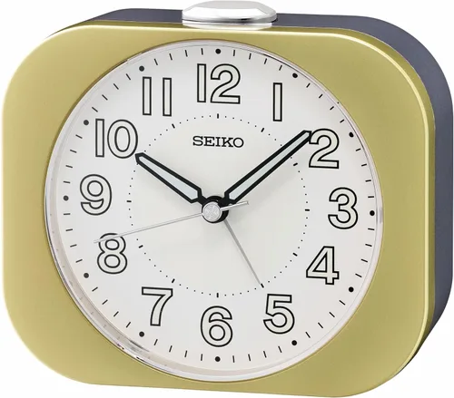 Miniatura 7 de SEIKO QHL097LLH Reloj despertador digital para dormitorio, azul mate, 2.6 x 2.4 pulgadas