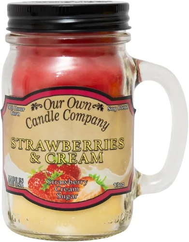Miniatura 43 de Our Own Candle Company, Orange Creamsicle - Vela perfumada en tarro de masón, 100 horas de tiempo de combustión, 13 onzas