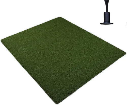 Miniatura 2 de The Original Country Club Elite by Real Feel Golf Mats - Tapete de golf de tamaño simulador de 4 x 5 pies, tapete de práctica comercial resistente