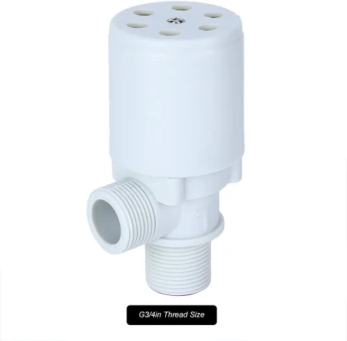 Miniatura 5 de Estink Válvula de flotador automática, rosca de 3/4 pulgadas, control de nivel de agua vertical de plástico con filtro, válvula de bola con sensor