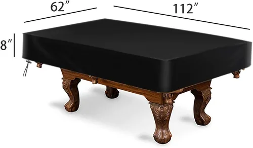 Miniatura 2 de amberr Cubierta para Mesa de Billar, Impermeable, Resistente a la Decoloración, Resistente al Viento, Resistente a los Arañazos, Cubierta para Mesa