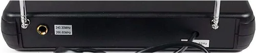 Miniatura 7 de EMB Pro EBM10W sistema de micrófono VHF portable, inalámbrico, dual, profesional