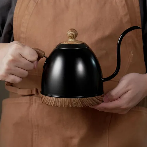 Miniatura 5 de Hervidor eléctrico de cuello de cisne de acero inoxidable con control de temperatura variable para café y té, verter más de 1000 vatios
