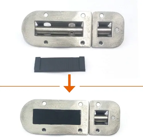 Miniatura 5 de Marine - Perno de acero inoxidable 316 resistente de 4-3/8 pulgadas para ventana de barco marino, puerta, escotilla, gabinete