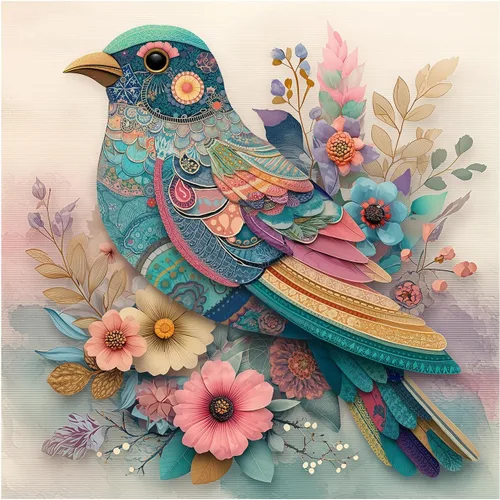 Miniatura 9 de Rompecabezas de flores coloridas de colibrí, 1000 piezas para adultos, pájaro, girasol, mariposa, naturaleza, rompecabezas de plantas, primavera