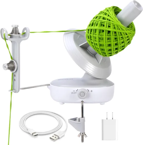 Miniatura 11 de Yarn Swift - Paraguas Swift de hilo para ganchillo, soporte para madejas de diseño flexible y ligero, plegable, altura y diámetro ajustable