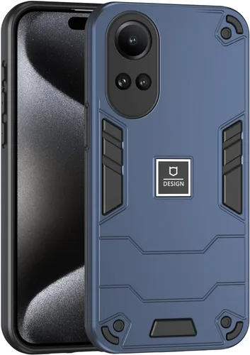 Miniatura 40 de Funda compatible con Huawei Y9 Prime (2019), compatible con Huawei Y9 Prime (2019) 4G STK-L21 2 en 1 [PC duro + TPU], funda de teléfono azul