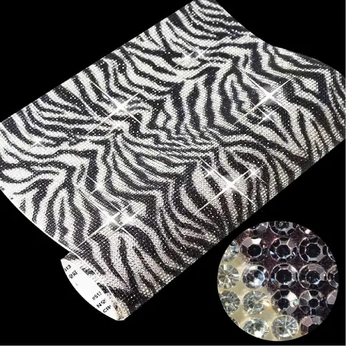 Miniatura 7 de 12000 calcomanías de diamantes de imitación con estampado de leopardo, hojas de diamantes de imitación de 0.079 pulgadas, calcomanías de cristal