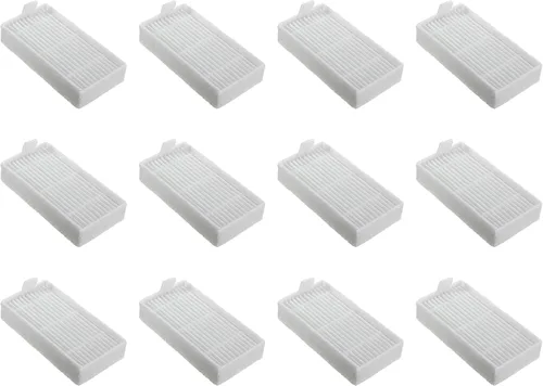 Paquete de 12 filtros de repuesto Nispira HEPA compatibles con robot aspirador i-life ilife modelo V3s, V3s Pro, V5 y V5s Pro