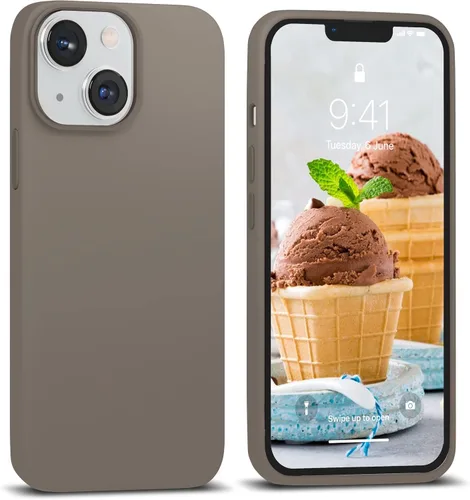 Miniatura 13 de IceSword Funda compatible con iPhone 13 Mini, color morado clavo, fundas de silicona para teléfono, ultra delgada, protección a prueba de golpes