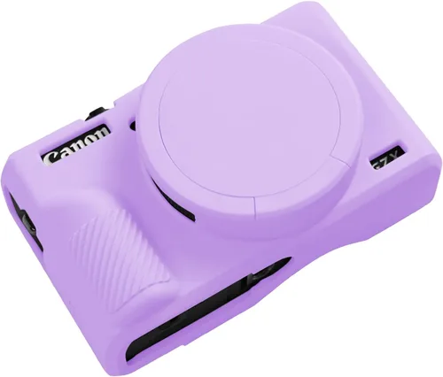 Miniatura 23 de Funda Easy Hood para cámara Canon Powershot G7 X Mark III, cubierta protectora de silicona suave con carcasa de lente extraíble para cámara Canon