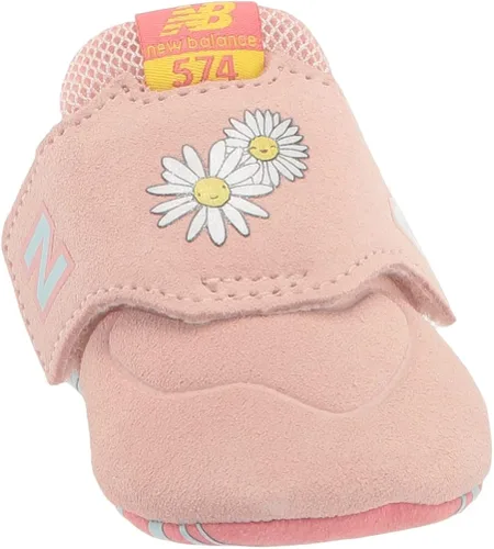 Miniatura 2 de New Balance Tenis 574 V1 para cuna con gancho y bucle para niños