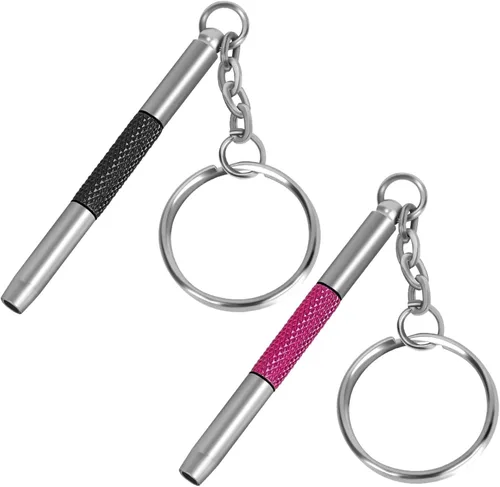 Miniatura 2 de UNEAK - Juego de reparación de tornillos para gafas morado, juego de destornilladores de precisión 3 en 1 mini, llavero, para gafas, gafas de sol
