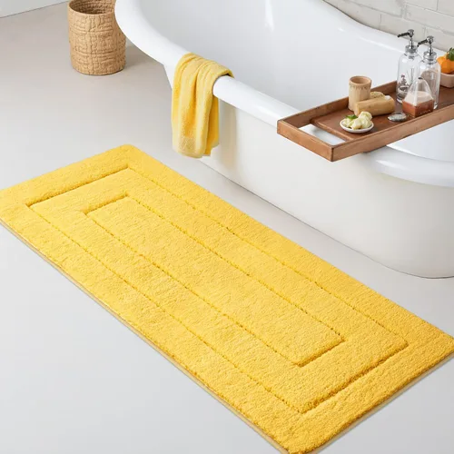 Miniatura 135 de GRANNY SAYS Alfombras de baño antideslizantes, lavables, extra suaves y absorbentes de agua para baño, alfombra de baño peluda de felpa, alfombra