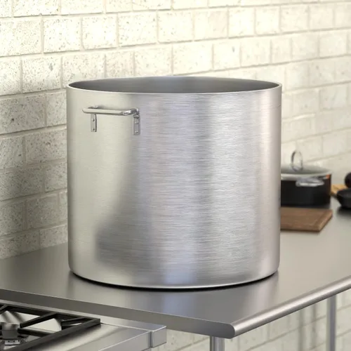 Miniatura 4 de Olla de aluminio de peso estándar de 8 cuartos de galón con tapa