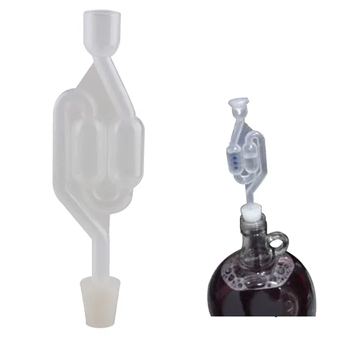 Miniatura 8 de Bettomshin Tapón cónico de silicona Carboy, adecuado para orificios de 3/8 pulgadas de diámetro, para elaboración casera, cerveza, vino, kombucha