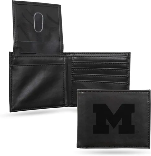 Miniatura 87 de NCAA Rico Industries Cartera Billetera con Grabado Láser Cartera Billetera con Grabado Láser - Diseño Delgado - Gran Regalo