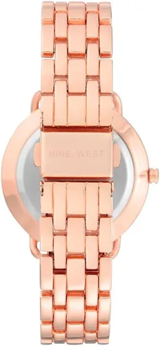 Miniatura 3 de Nine West Reloj de pulsera con detalles de cristal para mujer