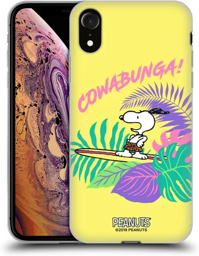 Miniatura 80 de Head Case Designs Peanuts Tropical Surf Snoopy Aloha Disco Gel Funda con licencia oficial [protección de grado militar] compatible con Apple iPhone