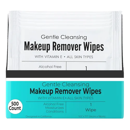 Miniatura 9 de World Amenities - Toallitas removedoras de maquillaje a granel 50 unidades Envueltas individualmente, limpieza suave, sin alcohol - Todo