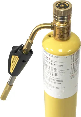 Miniatura 2 de QWORK Puntas de remolino de antorcha, paquete de 2, compatibles con gas MAP-Pro/LP, autoiluminación, regulador de autoencendido de gas, pistola