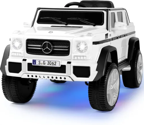 Miniatura 13 de JOYLDIAS - Autos de paseo para niños, con licencia Mercedes-Benz Maybach G650S, 12V7AH, auto eléctrico de juguete alimentado por batería para niños