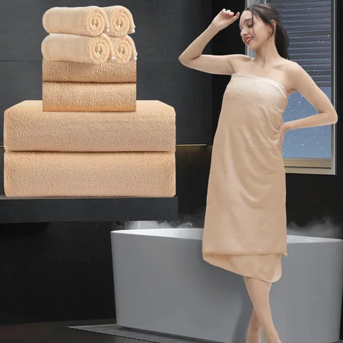 Miniatura 21 de Sábana de Baño Extra Grande de 4 Piezas (35"x70") - Sábana de Baño Ultra Suave de Tamaño Grande, Juego de Sábanas de Baño para Baño de Hotel, Sábana