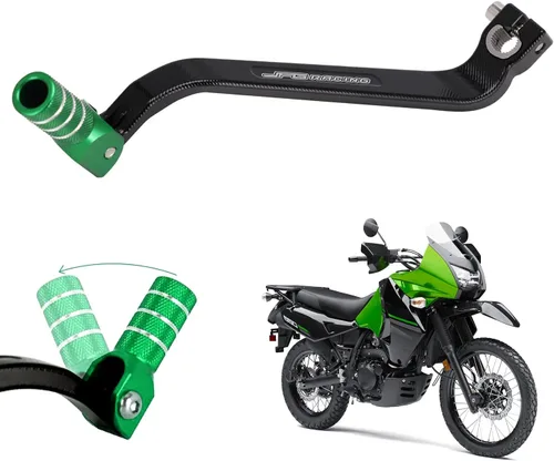 Miniatura 8 de JFG Racing Palanca de cambios de motocicleta extendida 0.394 in punta plegable CNC para KLR 650 KLR650 1987-2018 negro