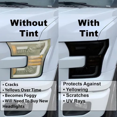 Miniatura 7 de BOGAR TECH DESIGNS Kit de tinte de reflectores traseros compatible con Dodge Challenger 2015-2024, humo oscuro