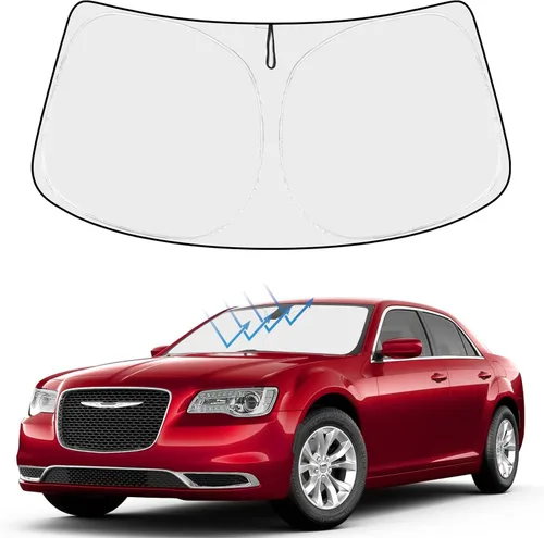 Miniatura 296 de Proadsy Parasol para parabrisas actualizado 2025, ajuste personalizado Dodge RAM 1500 2Dr 2019-2024 2025, 4 capas, plegable, protector de parasol