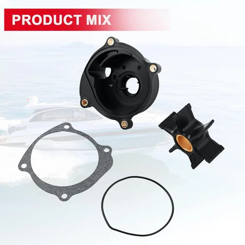 Miniatura 6 de 5001594 Kit de reparación de bomba de agua con carcasa para Johnson Evinrude V4 V6 V8 85-300HP Piezas de motor fueraborda - Reemplaza 5001594 395060