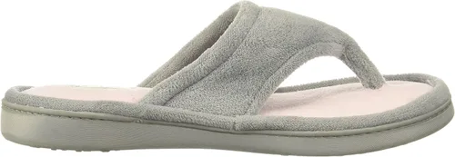 Miniatura 6 de Pantuflas Dearfoams Melanie de microfibra, con color combinado, con tira, para mujer
