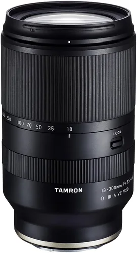 Miniatura 9 de Tamron 18-300 mm F/3.5-6.3 Di III-A VC VXD Objetivo para cámaras Sony E APS-C Mirrorless (Negro) Todo en uno 0.709-11.811 in F/3.5-6.3 para Sony E