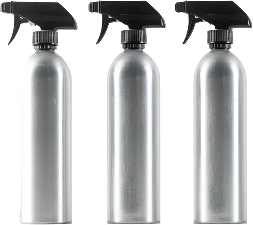 Botellas de aerosol de metal de aluminio con capacidad de 20 onzas, limpiadores domésticos, productos automotrices, agua, productos para el cabello,