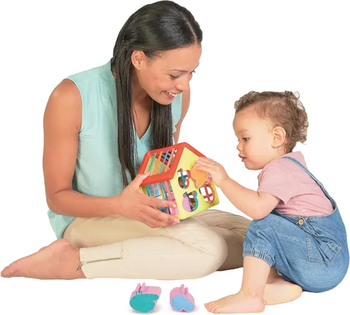 Miniatura 7 de TOMY Toomies Grow with Peppa Pig - Casa de actividades de Peppa - Centro de actividades para niños con clasificación de formas sensoriales