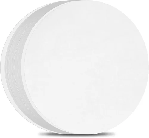 Miniatura 10 de 150 piezas de papel pergamino antiadherente de 8 pulgadas, papel pergamino redondo precortado para prensa de tortillas, molde para pasteles