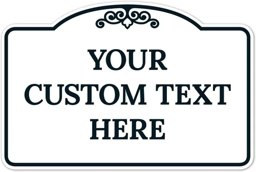 Miniatura 22 de Letrero decorativo personalizado, letrero de metal personalizado para negocios, entrada, hogar, Airbnb, placa de puerta de oficina, fondo negro, 8 x