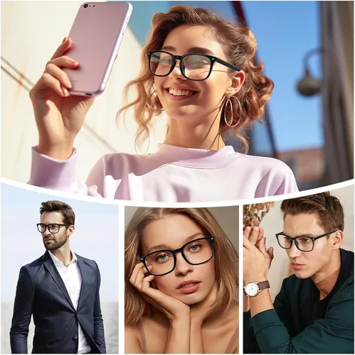 Miniatura 6 de NZKNP Blue Light Glasses for Woman Men,Blue Light Blocking Glasses,Clear Glasses
