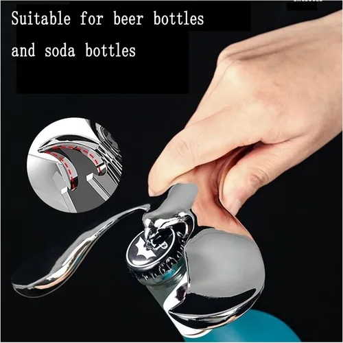 Miniatura 3 de Balancing Bird: decoración científica, abrebotellas de cerveza, abrebotellas de vino, decoración de mesa de águila (acero inoxidable)